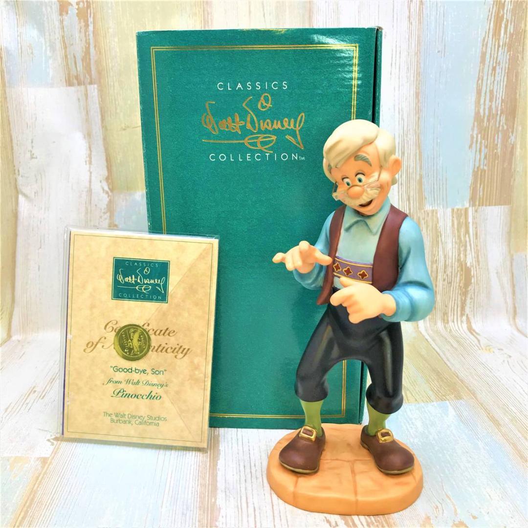 WDCC ピノキオ Pinocchio ゼペットじいさん 陶器製 フィギュア