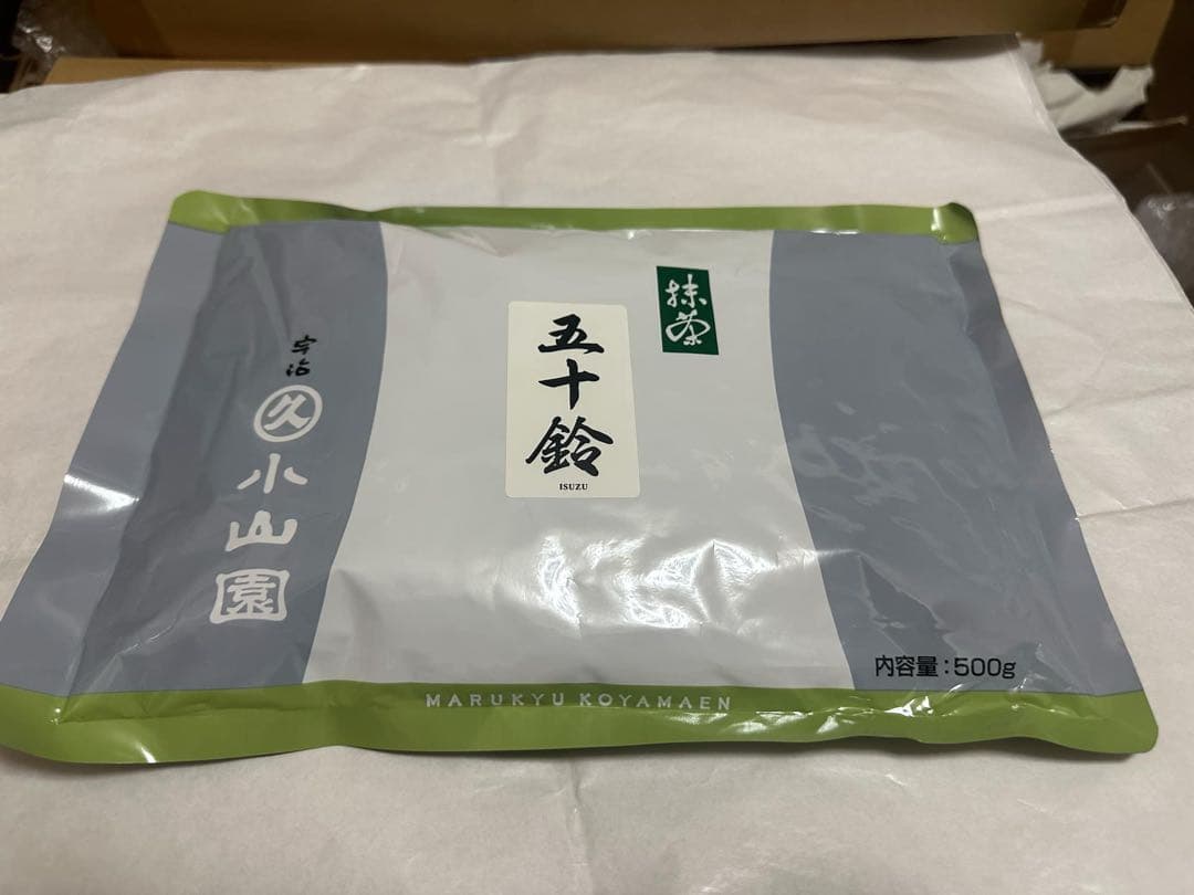 【正規品】 宇治抹茶　丸久小山園　五十鈴 500g