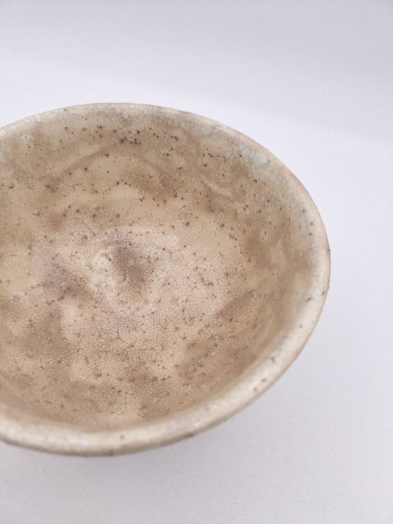 a914 茶碗 萩 岡田裕 木箱入 古物 茶道具