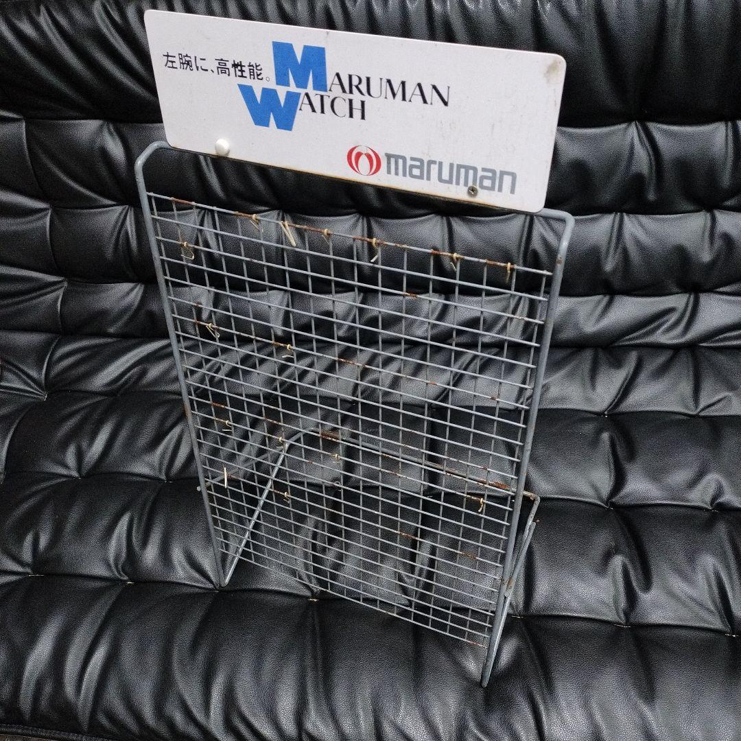 maruman 時計 店舗計器 ラック レトロ
