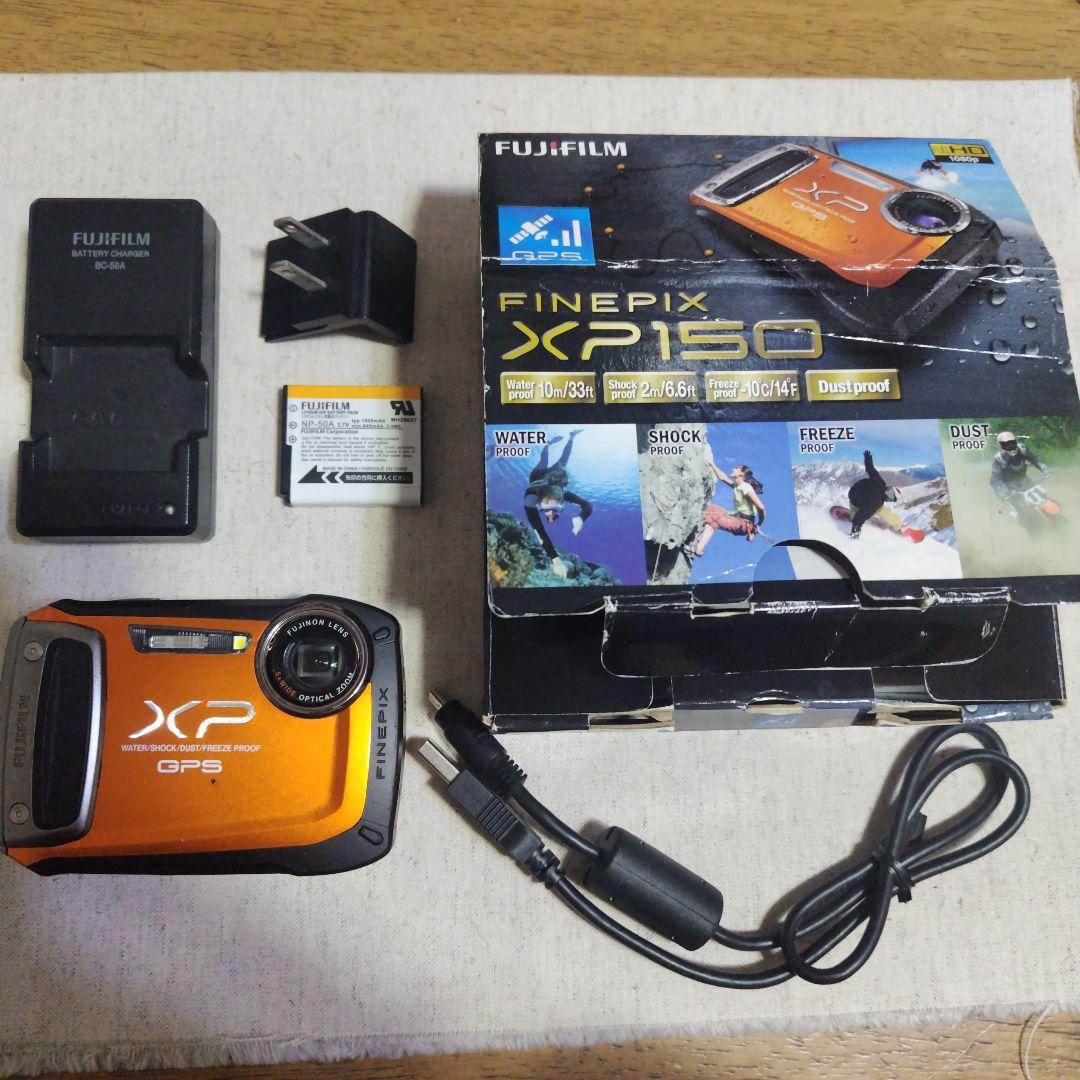 FUJIFILM フジフイルム FinePix XP150 オレンジ