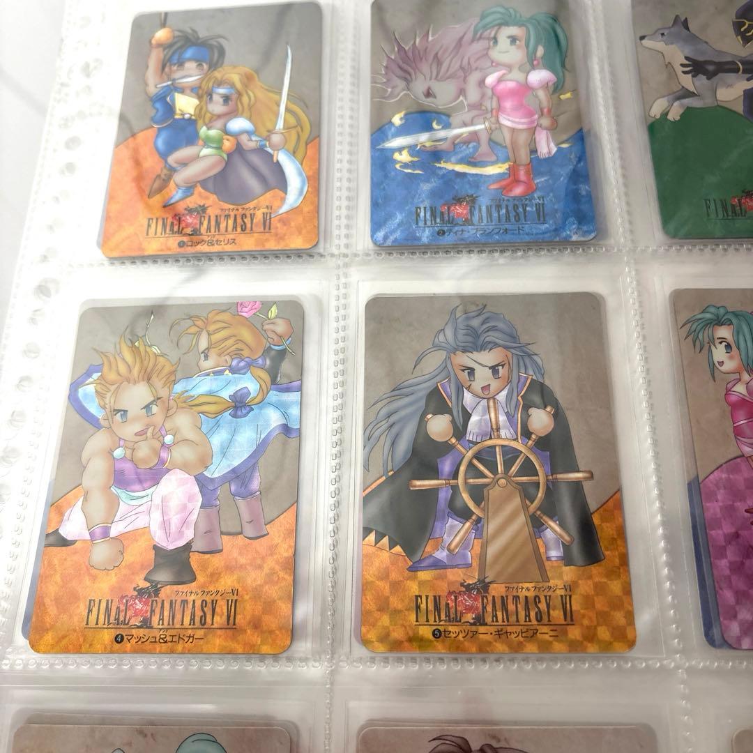 ファイナルファンタジー6カードダス 第一弾第二弾 フルコンプ コンプリートFF6