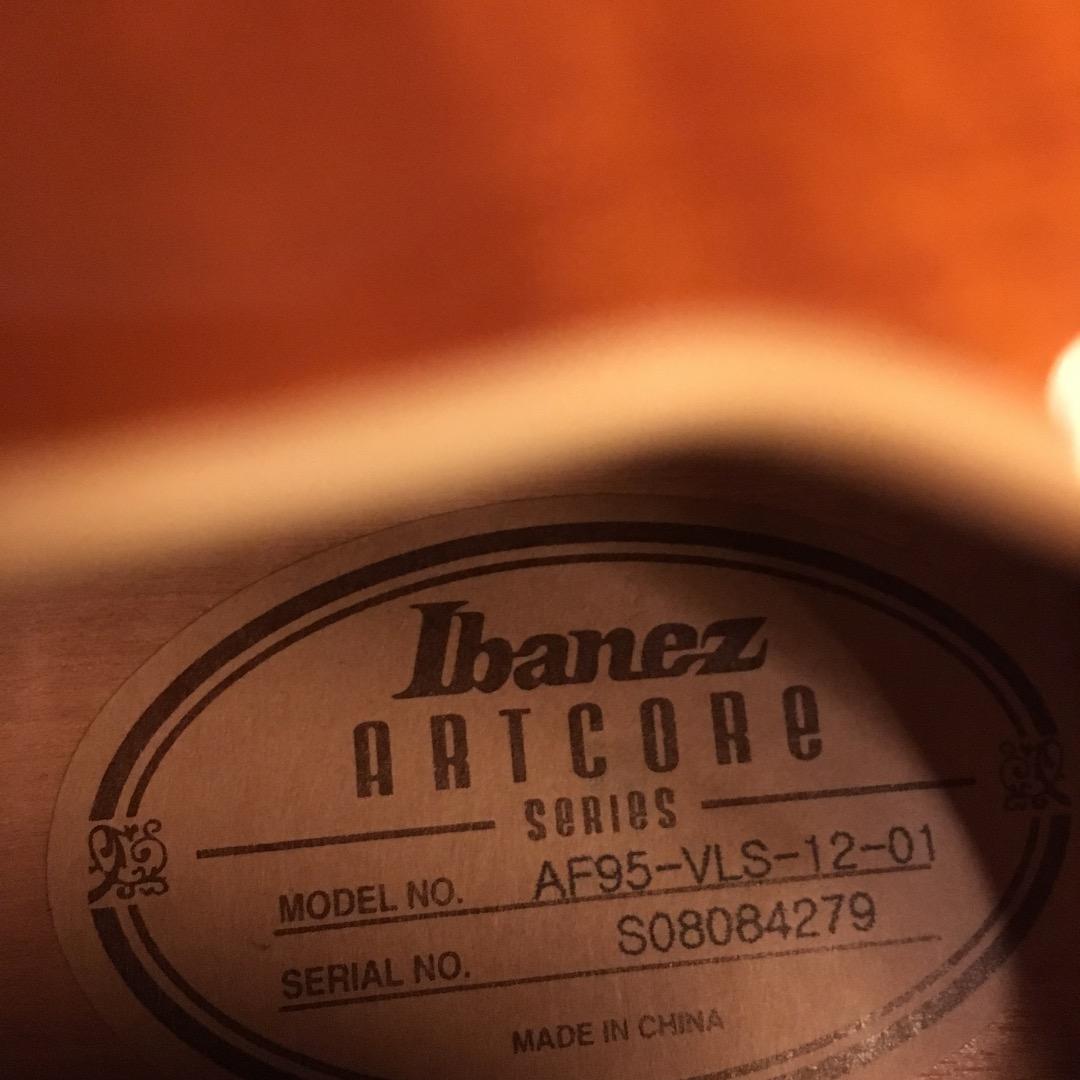 IBANEZ ARTCORE　AF95-VLS-12-01 ワンオーナー美品