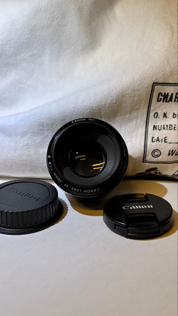 Canon EF 50mm f1.8 II レンズ
