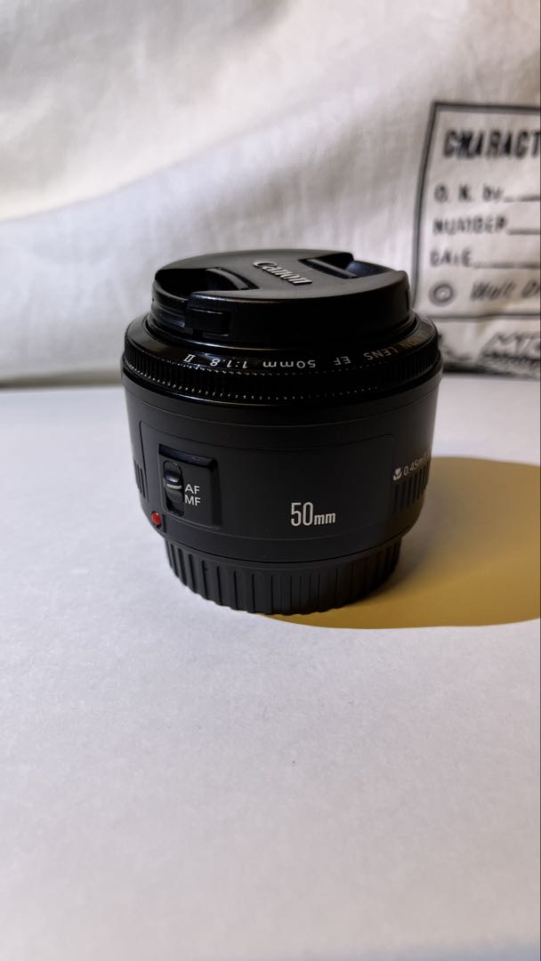 Canon EF 50mm f1.8 II レンズ