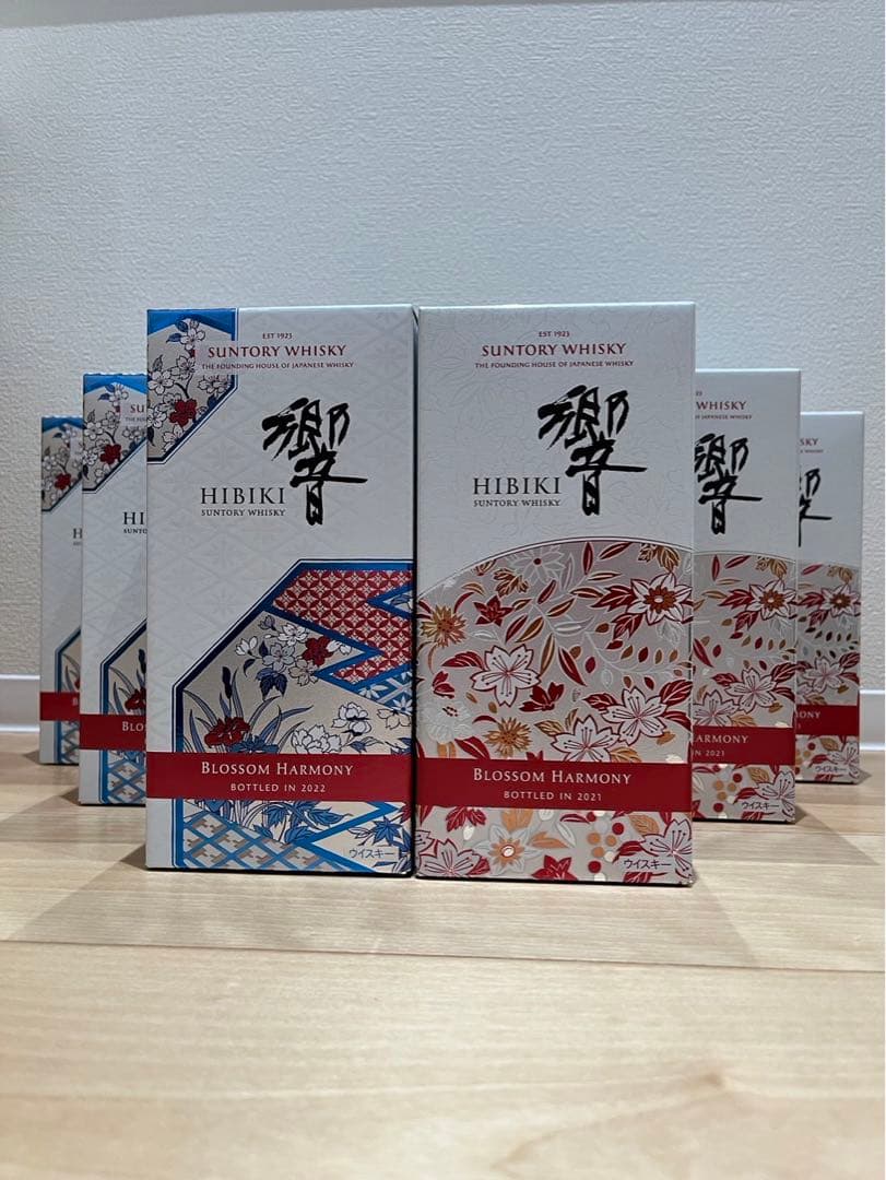 【未開栓】【6本セット】響 BLOSSOM HARMONY 2021,2022