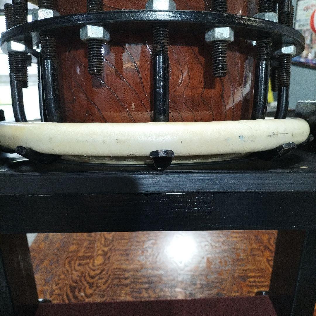 締太鼓　太鼓台　中古品③