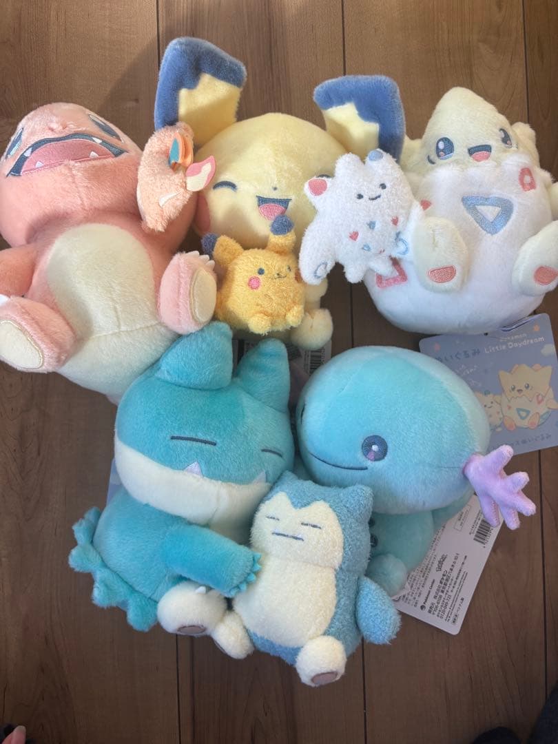ポケモン ぬいぐるみLittle Daydream セット　ヌォー　カビゴン