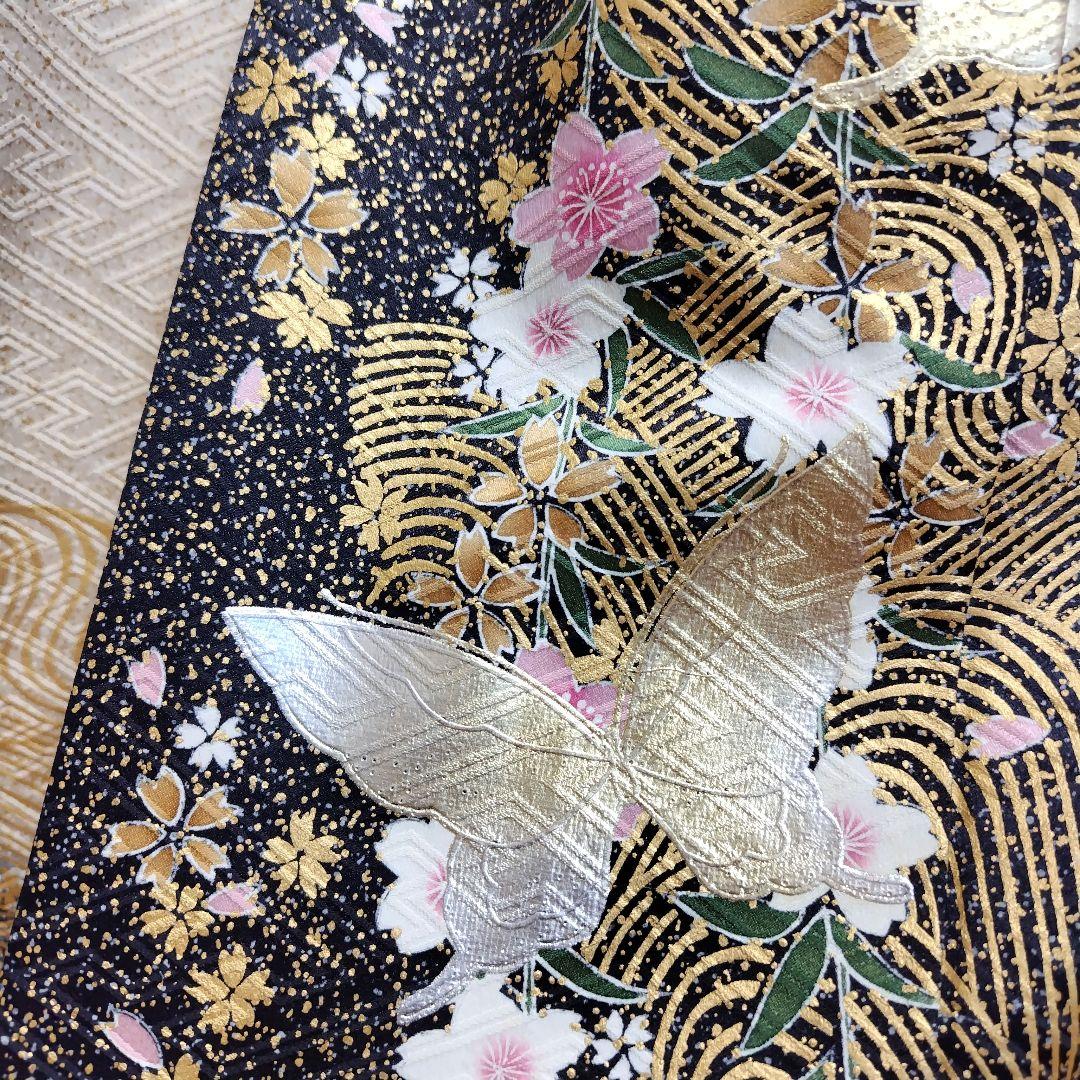 振袖フルセット(8点)・成人式・くすみ・モダン・金銀彩加工・暈し染め・正絹・逸品