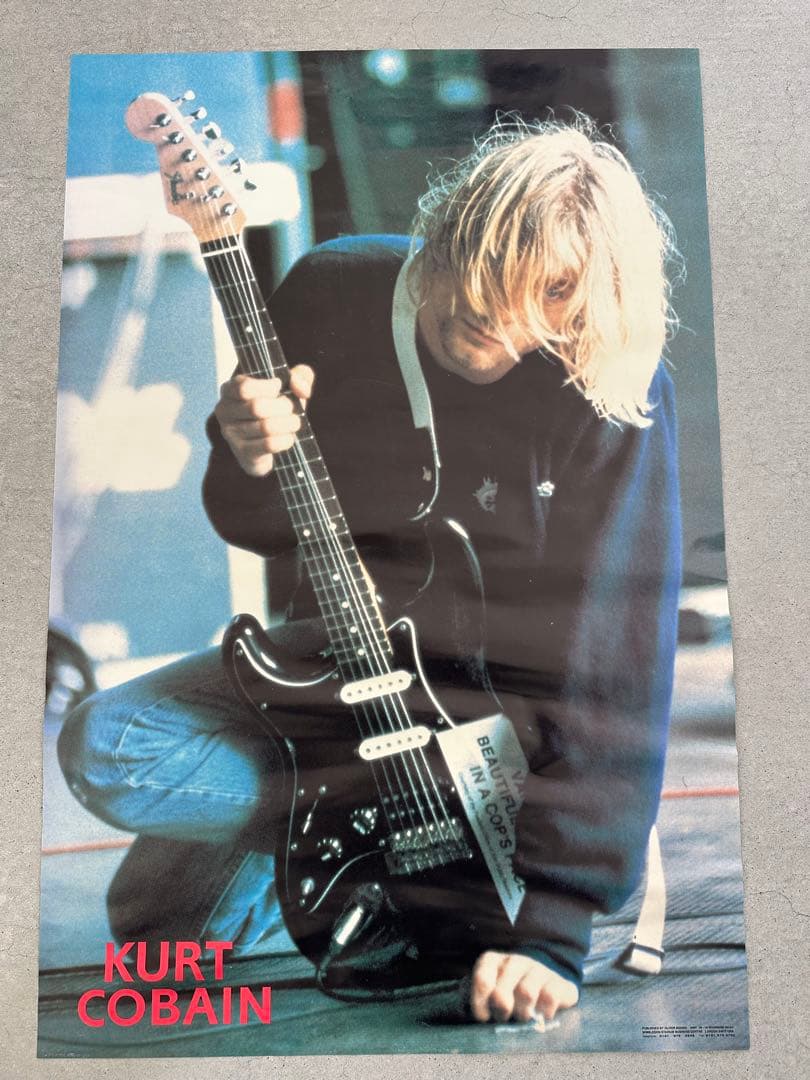 Nirvana  Cobain live ポスター