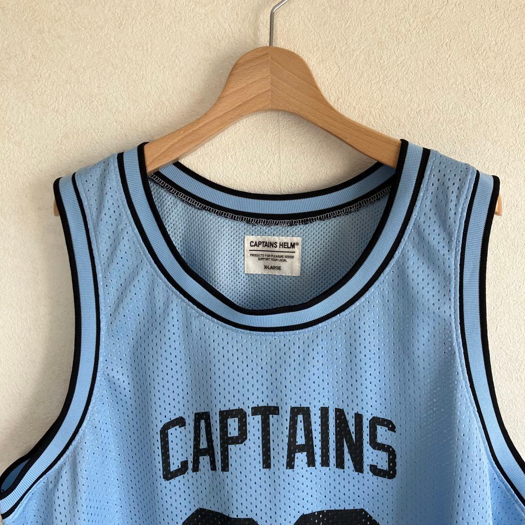 CAPTAINS HELM LINE RIB MESH タンクトップ
