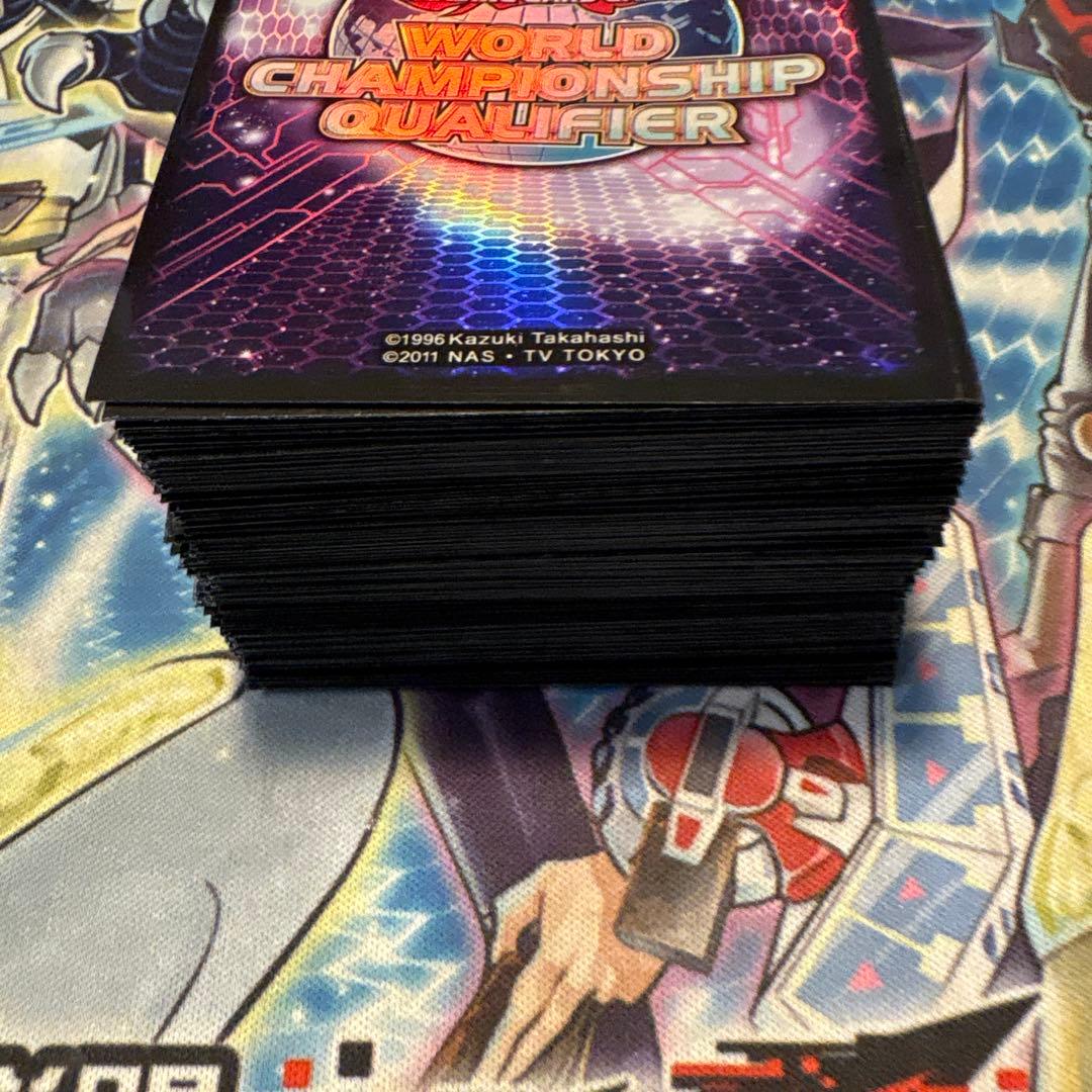 遊戯王　wcq 2014 スリーブ　パープル　紫　100枚　中古