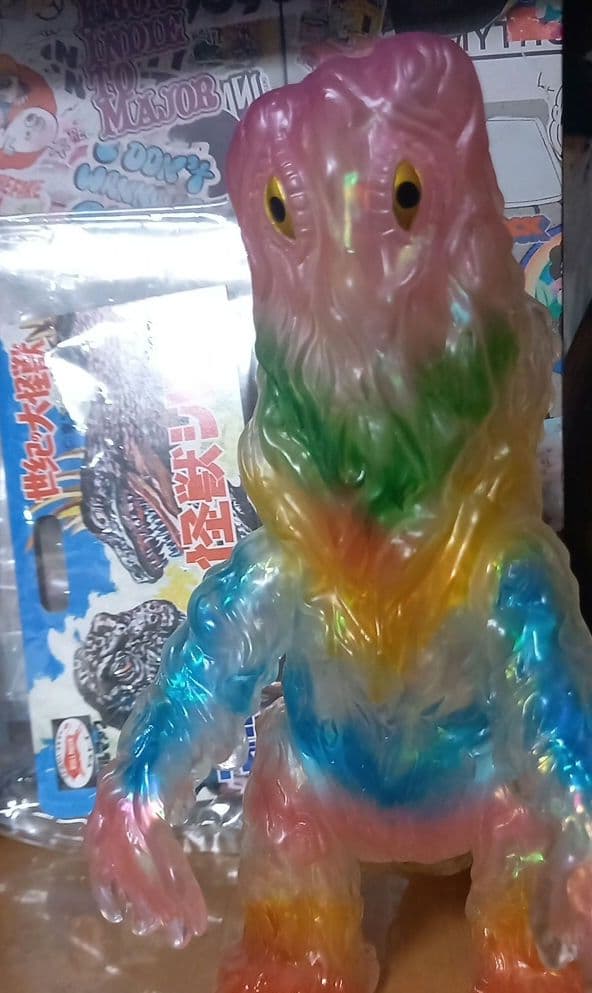 ヘドラ復刻版ソフビ✨美品✨ヘッダー付き✨