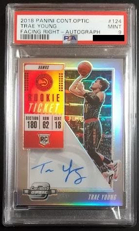 その他 TRAE YOUNG ROOKIE TICKET AUTO HOLO PSA 9