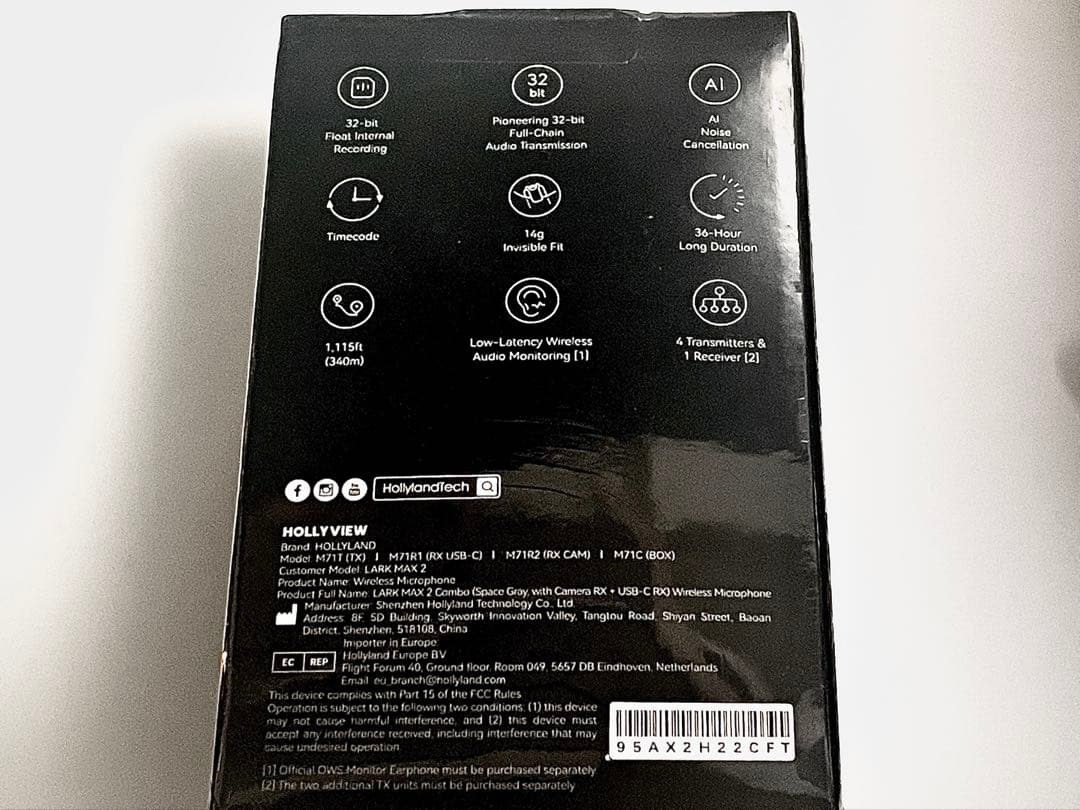 Hollyland LARK MAX 2 Combo ワイヤレスマイク 未開封品