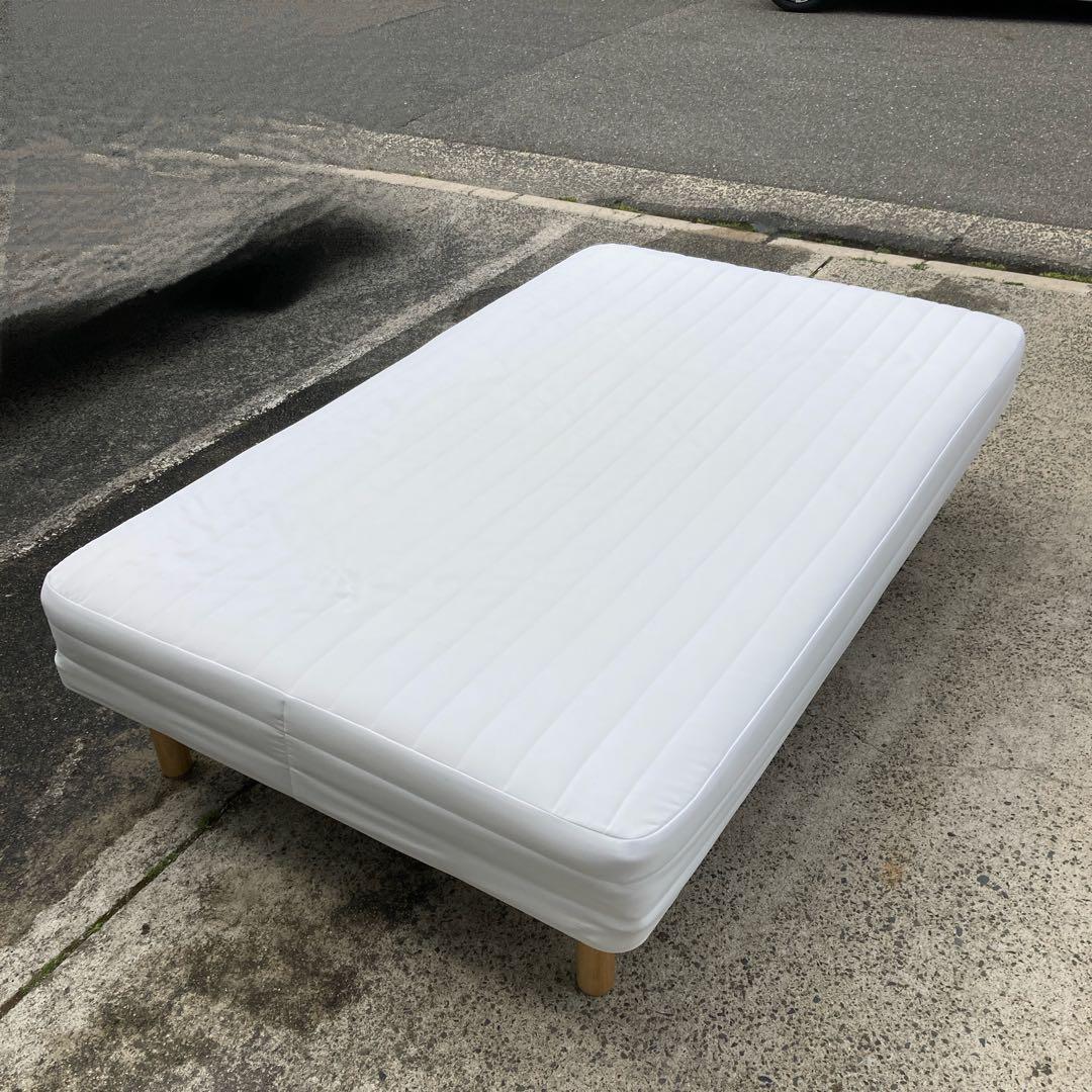 無印良品　セミダブル　ベッドフレーム+マットレス