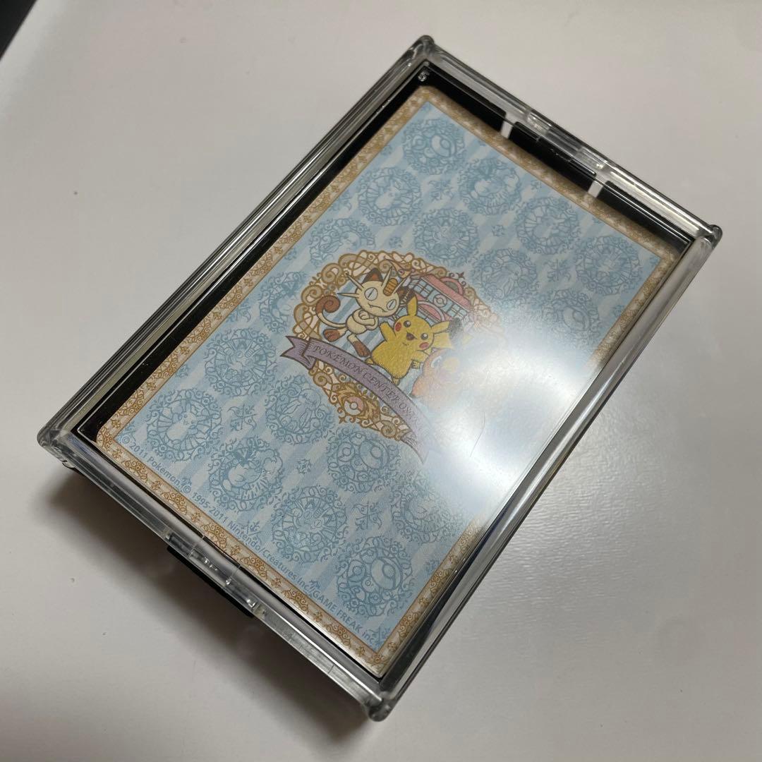 ポケモンセンターオオサカ　トランプ　ニャース　ピカチュウ　ポカブ