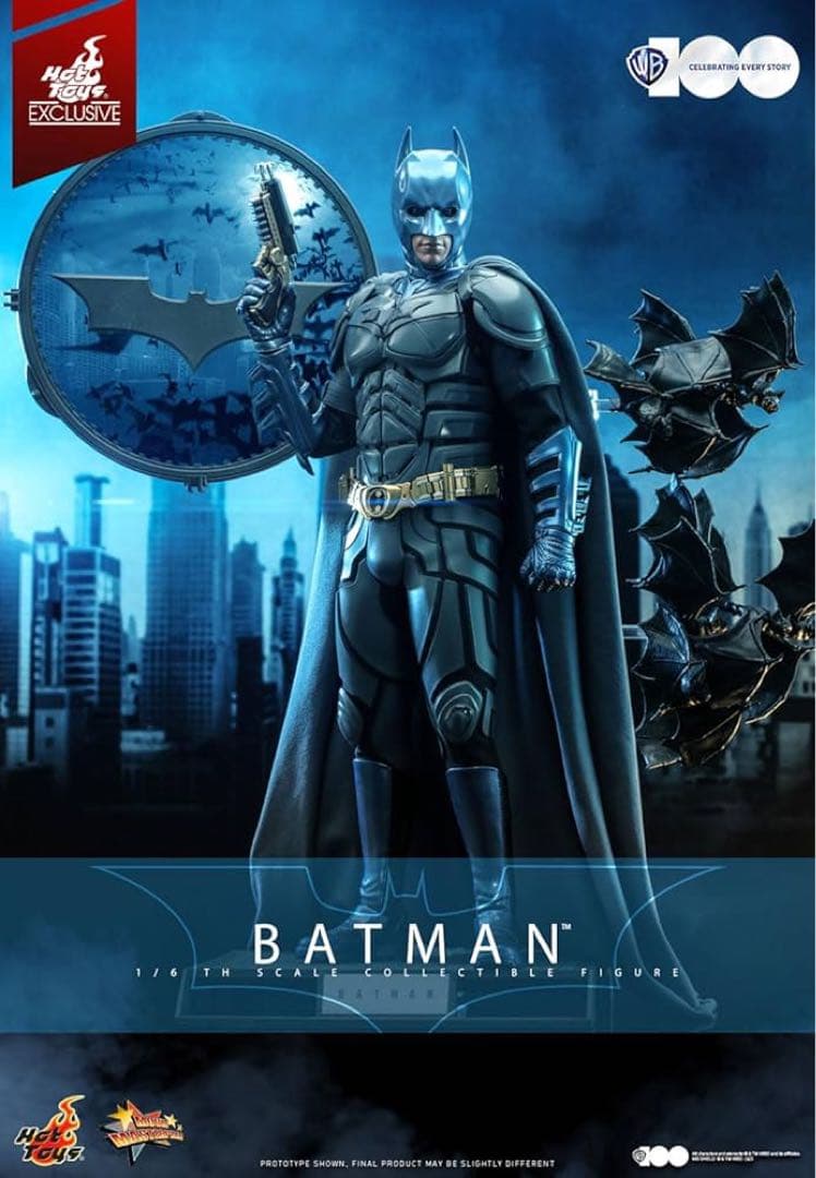 ホットトイズ　ワーナー・ブラザース100周年バットマンフィギュア　ダークナイト