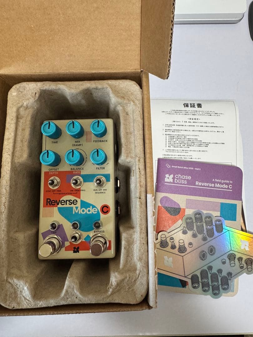 Chase Bliss Reverse Mode C 2025 未使用品