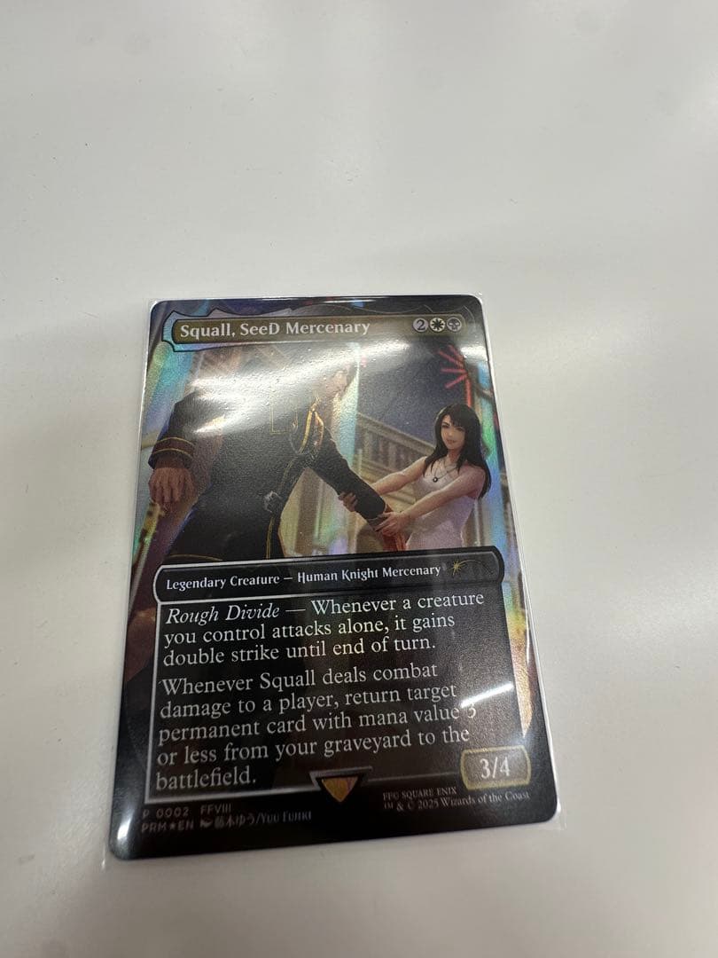 【MTG】SeeDの傭兵、スコール 英語foil スタンショーダウンプロモ