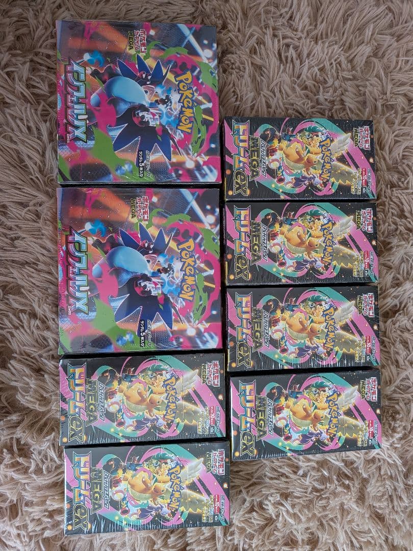 ポケモンカード　シュリンク付き インフェルノX、MEGAドリームex