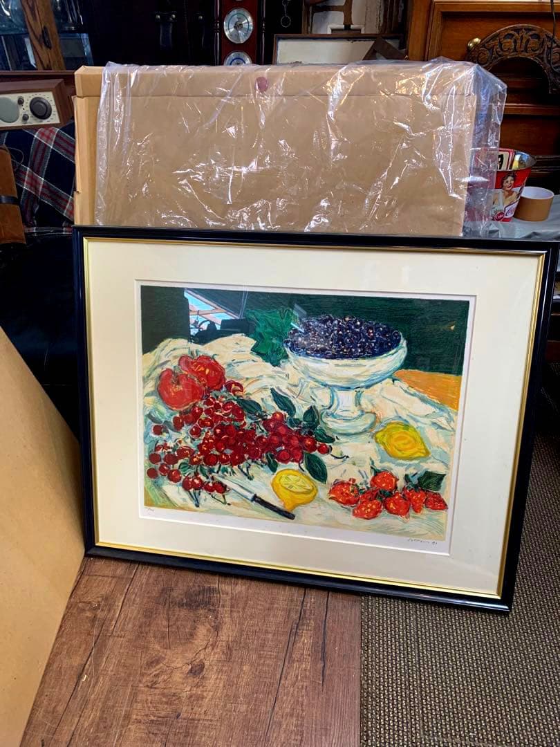 シリアルナンバー有り　アンドレ・コタボ　「赤い果物」