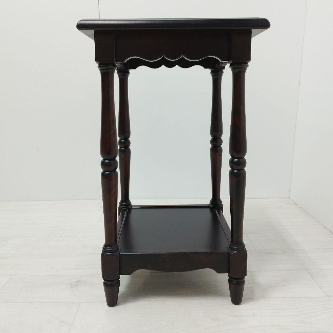 【直接引取可】北海道民芸家具 花台 電話台 サイドテーブル