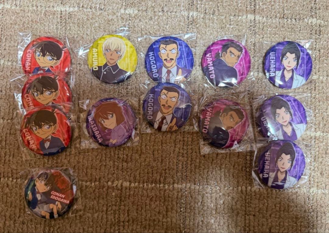名探偵コナン ピンバッジ ステッカー