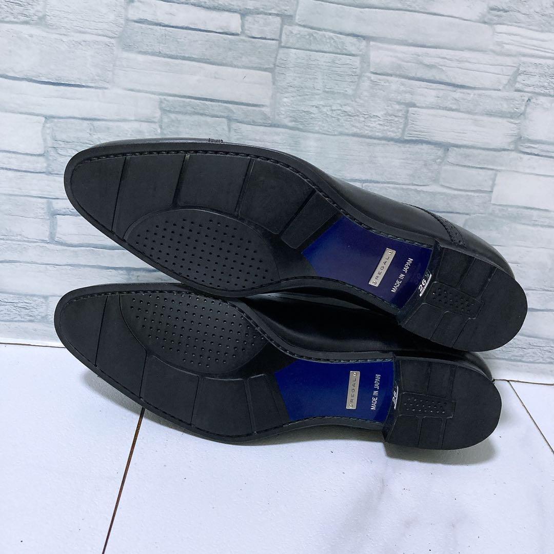 極美品 REGAL 26GR ビジネスシューズ ストレートチップ 黒 26.5