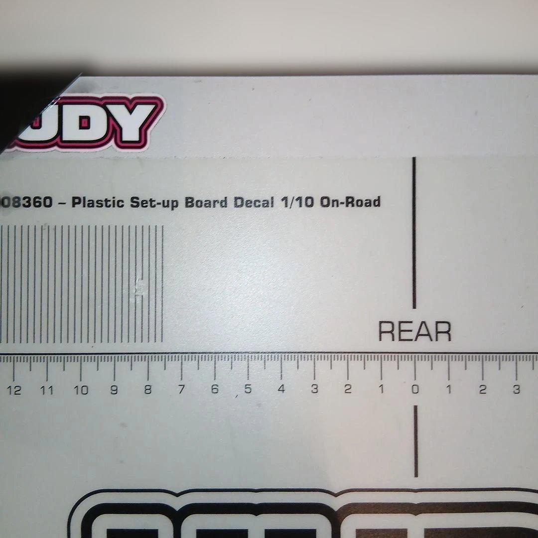 GFORCE セットアップシステム&HUDYセッティングボード　1/10用