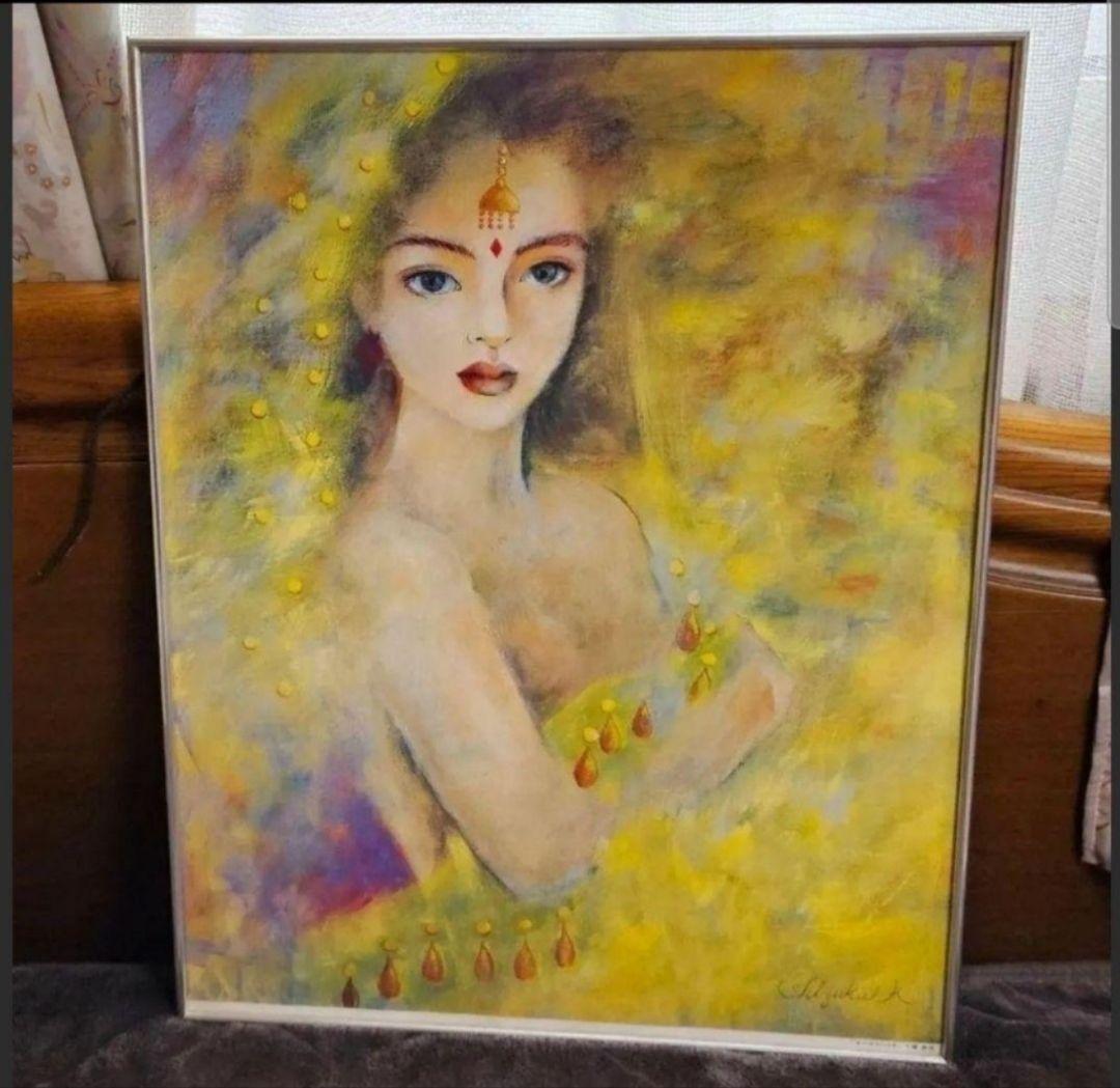 工藤静香さん　劇レア　　絵画　カーマスートラ　直筆サイン入り