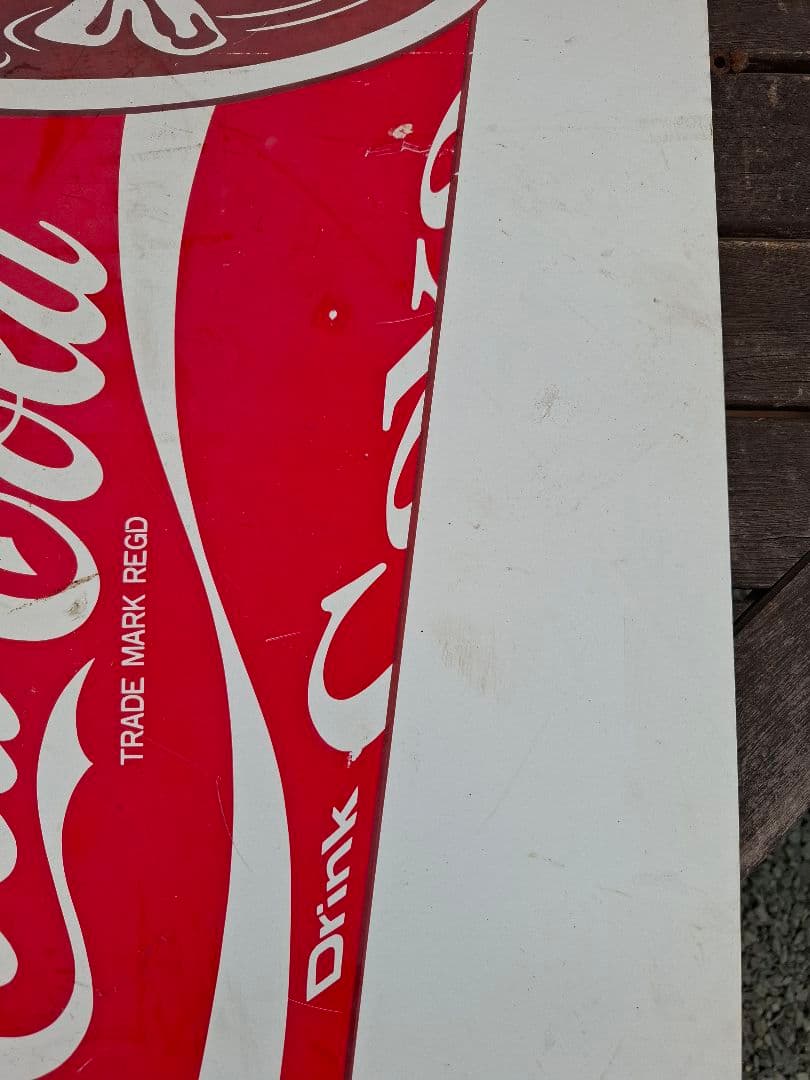 Coca-Cola コーラ ビッグカップ看板 昭和レトロ
