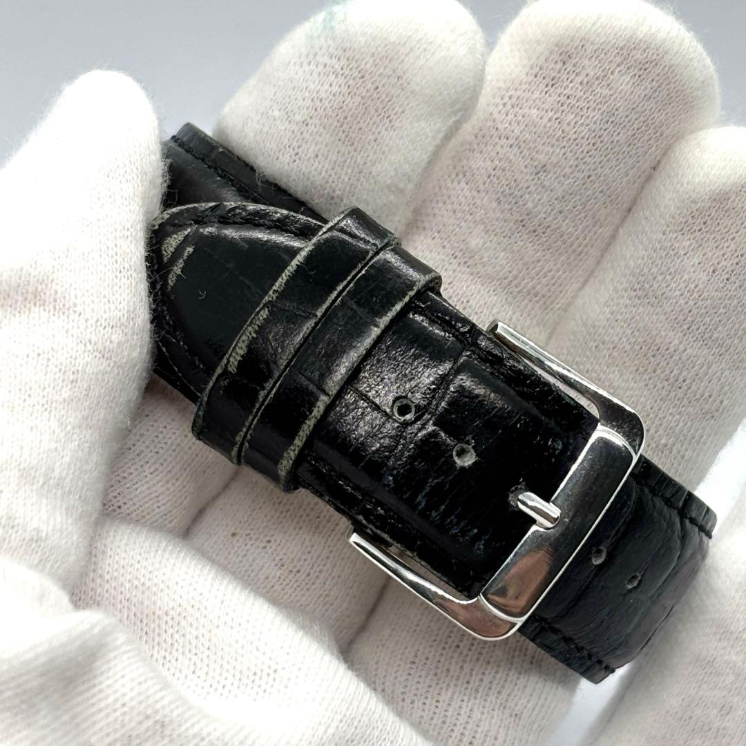 【稼動/美品】シチズン メンズ エコ・ドライブ ウォッチ 腕時計 レザー