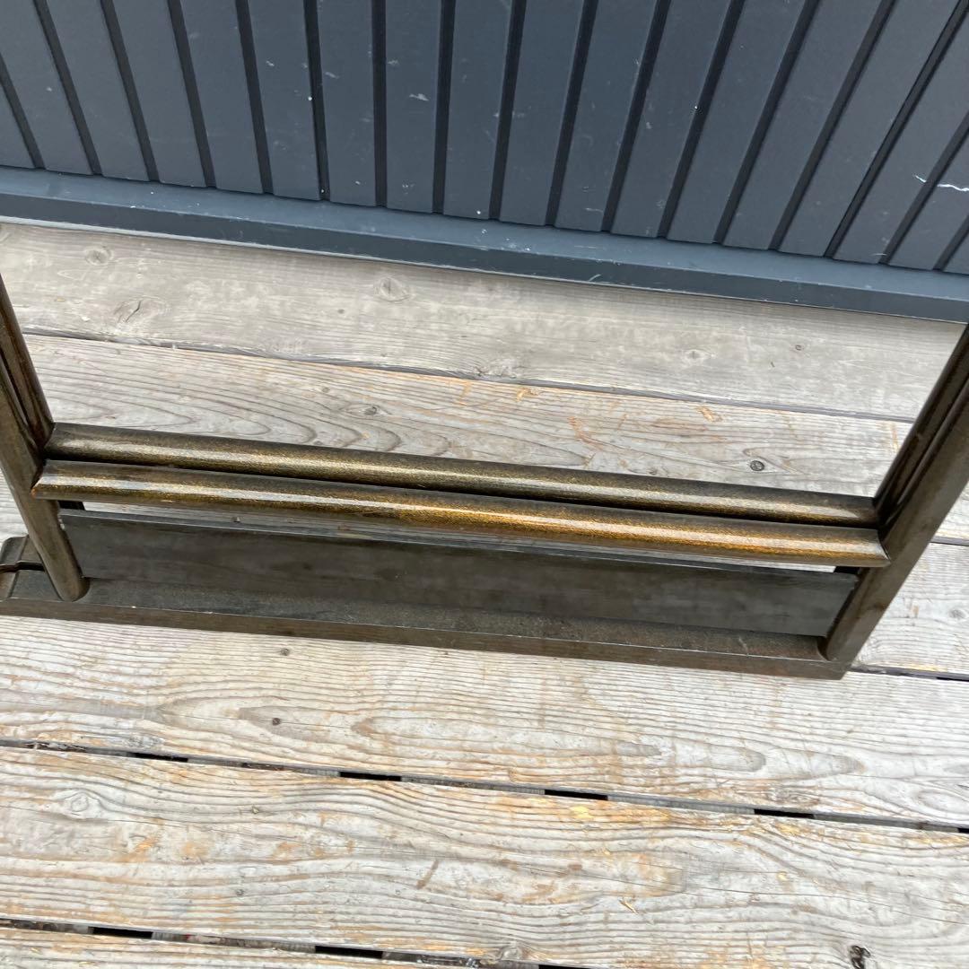 昭和レトロ 和風 漆塗り 衣桁 衣紋掛け 古道具 ハンガーラック 和家具 着物