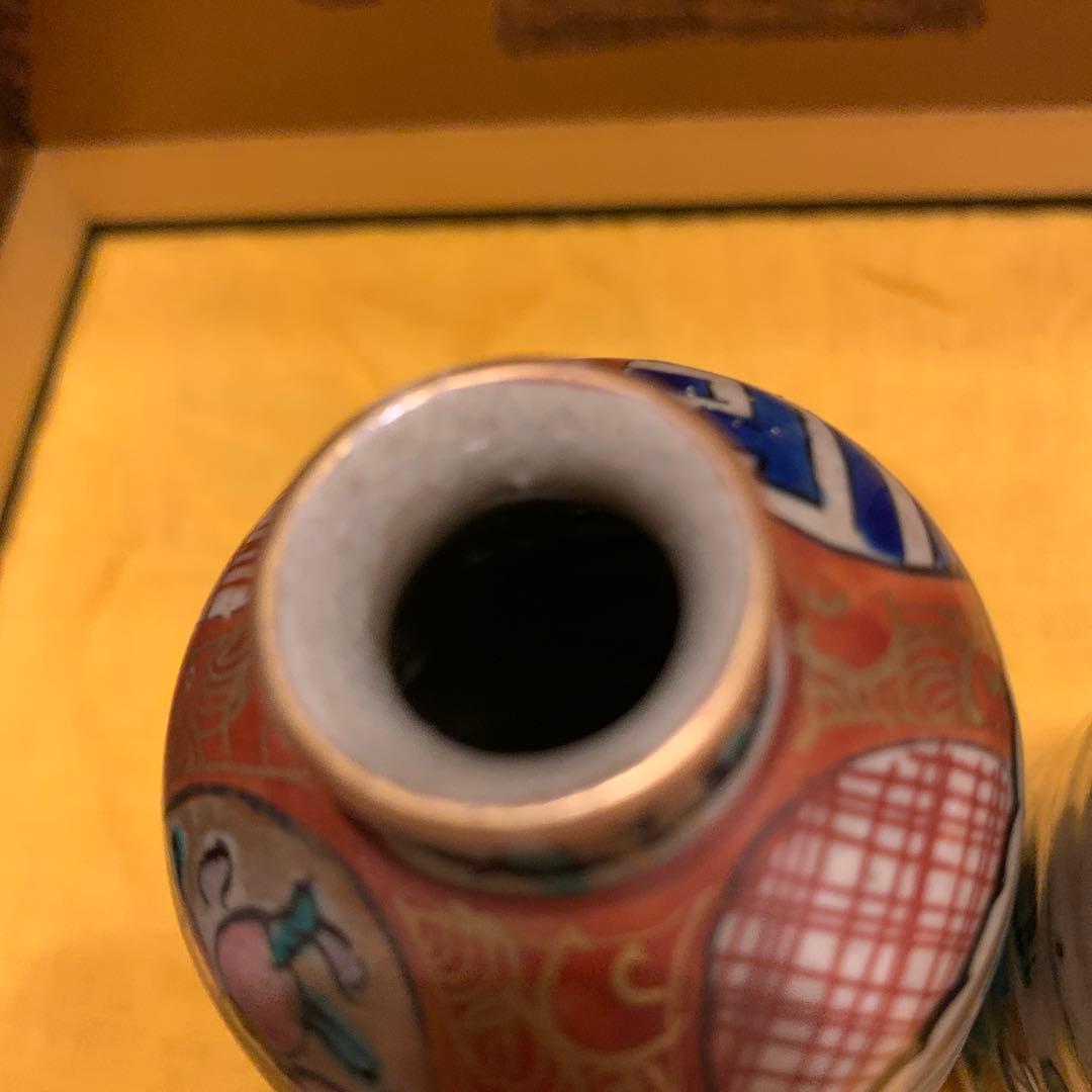 九谷　庄三　徳利  古美術　284