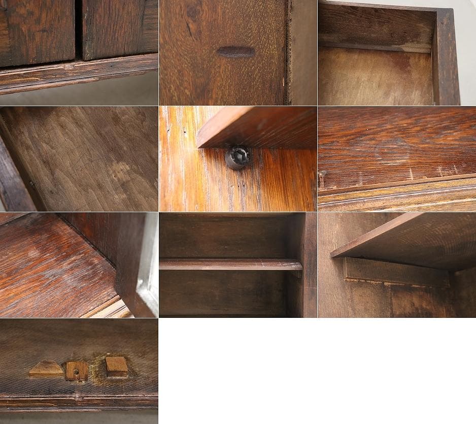 ※ミリカリ 英国 イギリス オーク材 ヴィンテージ ビューロー