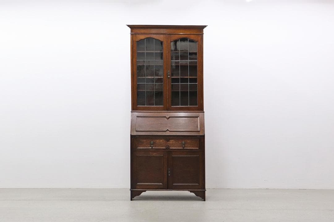 ※ミリカリ 英国 イギリス オーク材 ヴィンテージ ビューロー