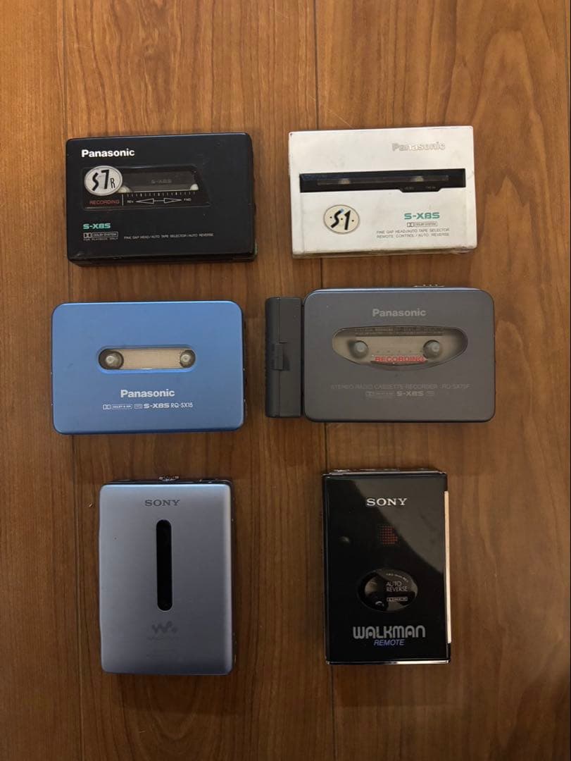 SONY Panasonicカセットプレーヤー　6台　ジャンク