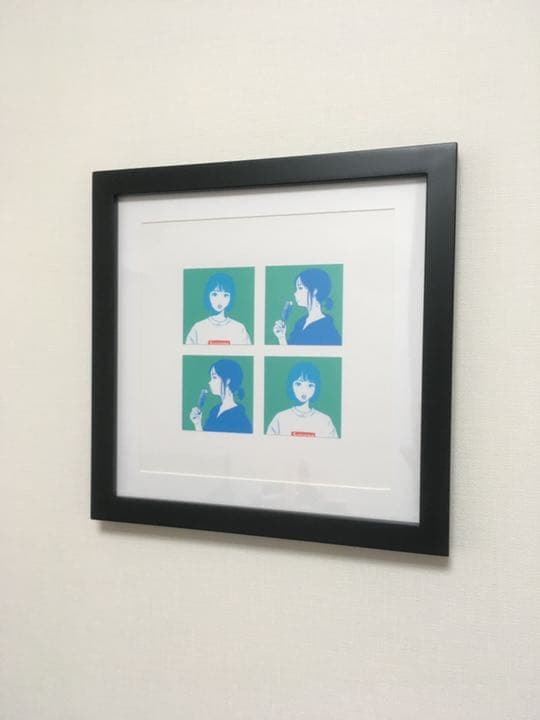 backsideworks. ステッカー額装