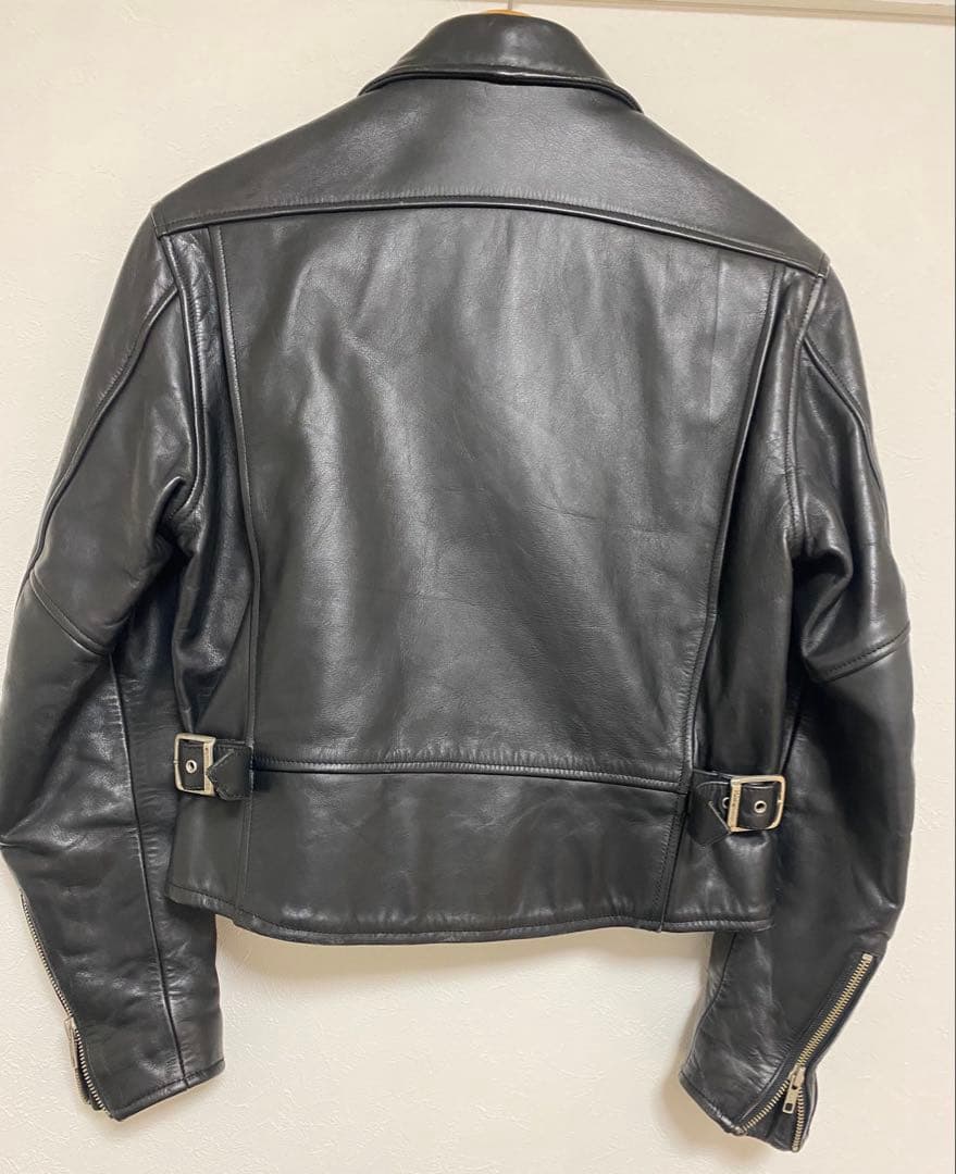 ハーレーダビットソン シングルライダース 牛革 ブラック