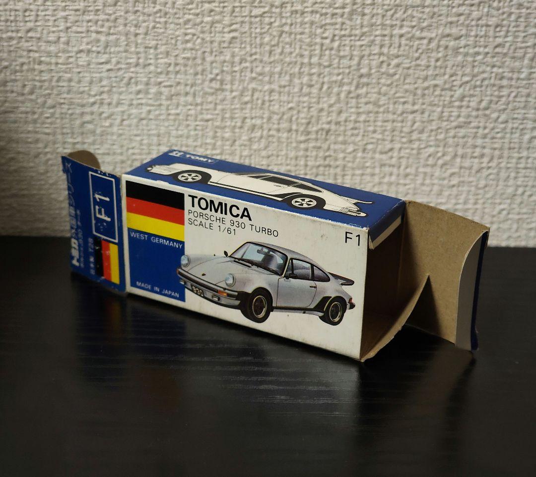 TOMICA　トミカ　ポルシェ　ターボ930ターボ　緑色　箱付き