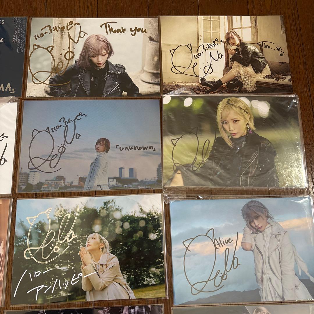 ReoNa 直筆サイン入りポストカード 14枚セット まとめ売り グッズ レオナ