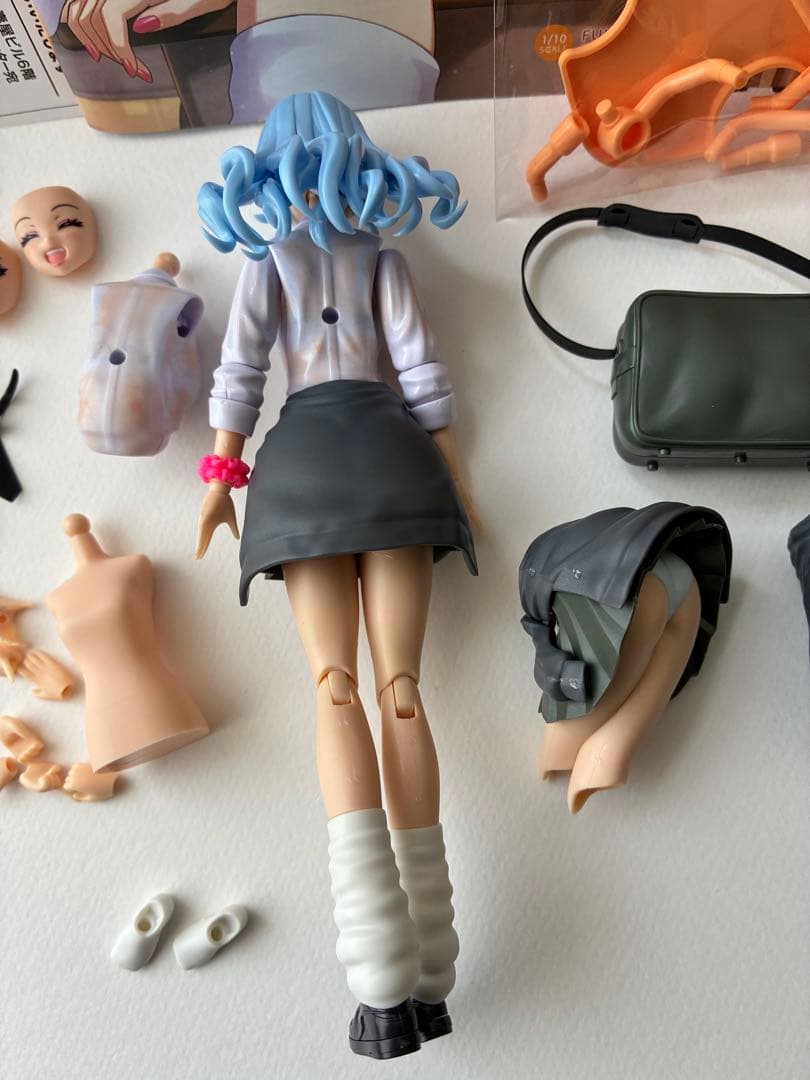 布スカート付き　コトブキヤ限定薬師寺久遠ベースの寄せ集めジャンク　創彩少女庭園