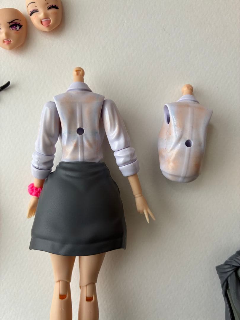 布スカート付き　コトブキヤ限定薬師寺久遠ベースの寄せ集めジャンク　創彩少女庭園