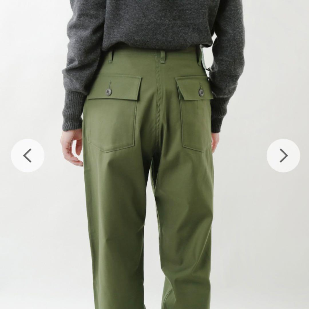 〈CIOTA〉シオタ コットンバックサテンベイカーパンツ 2 M 美品