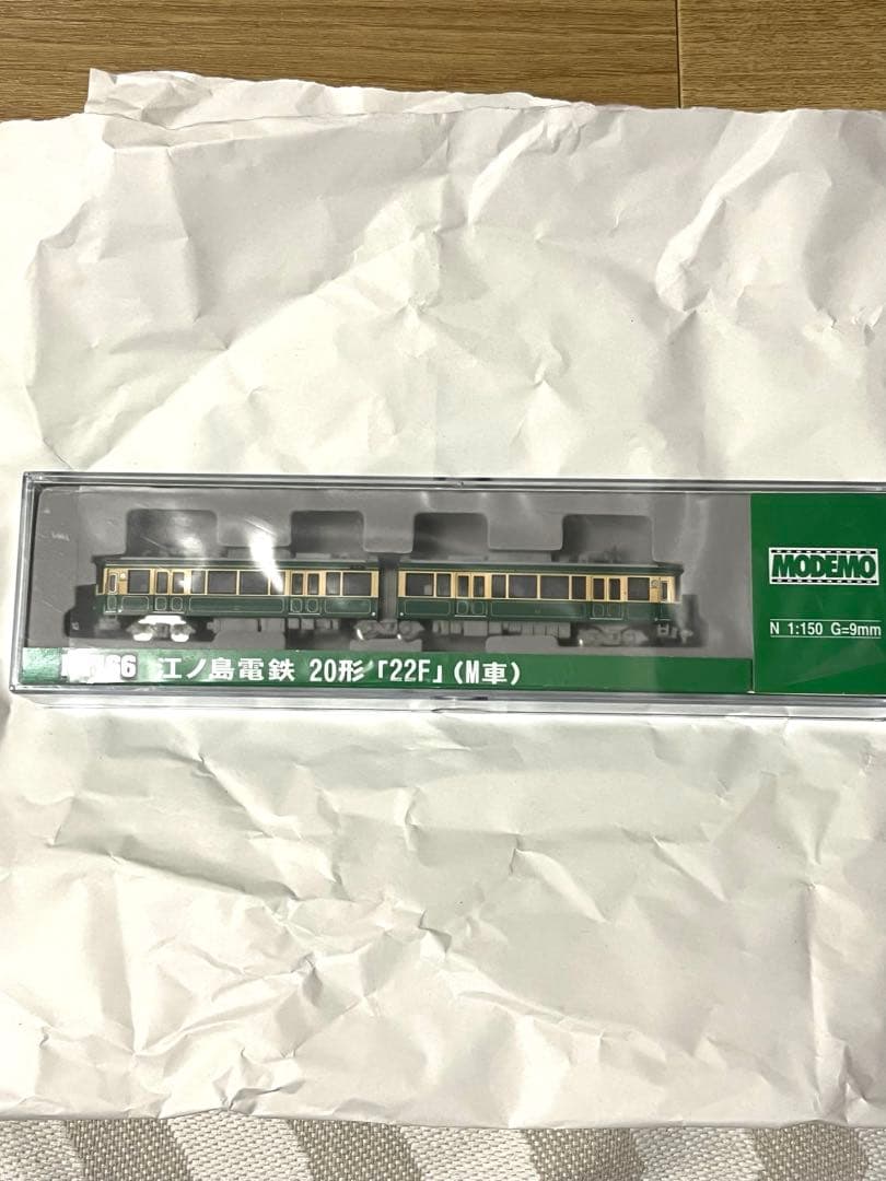 江ノ島電鉄20形「22F」(M車)モデモNT166 ライト点灯動力動作確認済