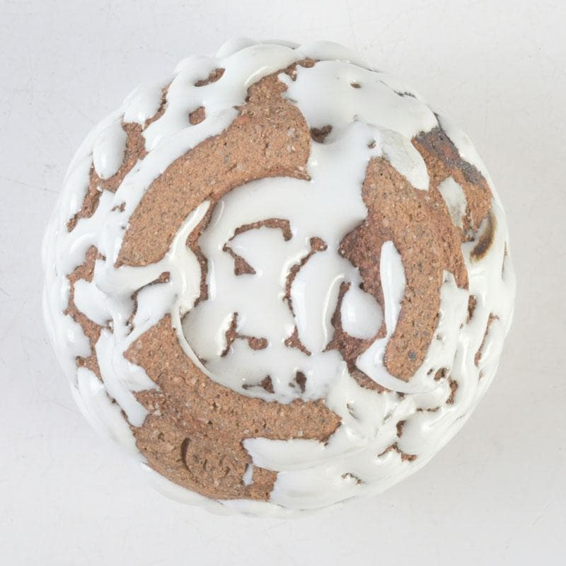 バラ　萩焼　三輪休雪造　盃　ぐい呑　共箱　V　9573