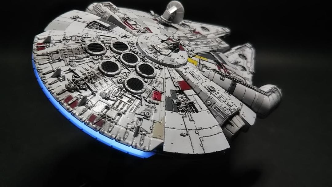 ミレニアムファルコン MF 電飾改修　 完成品 　ビークルモデル　1/350