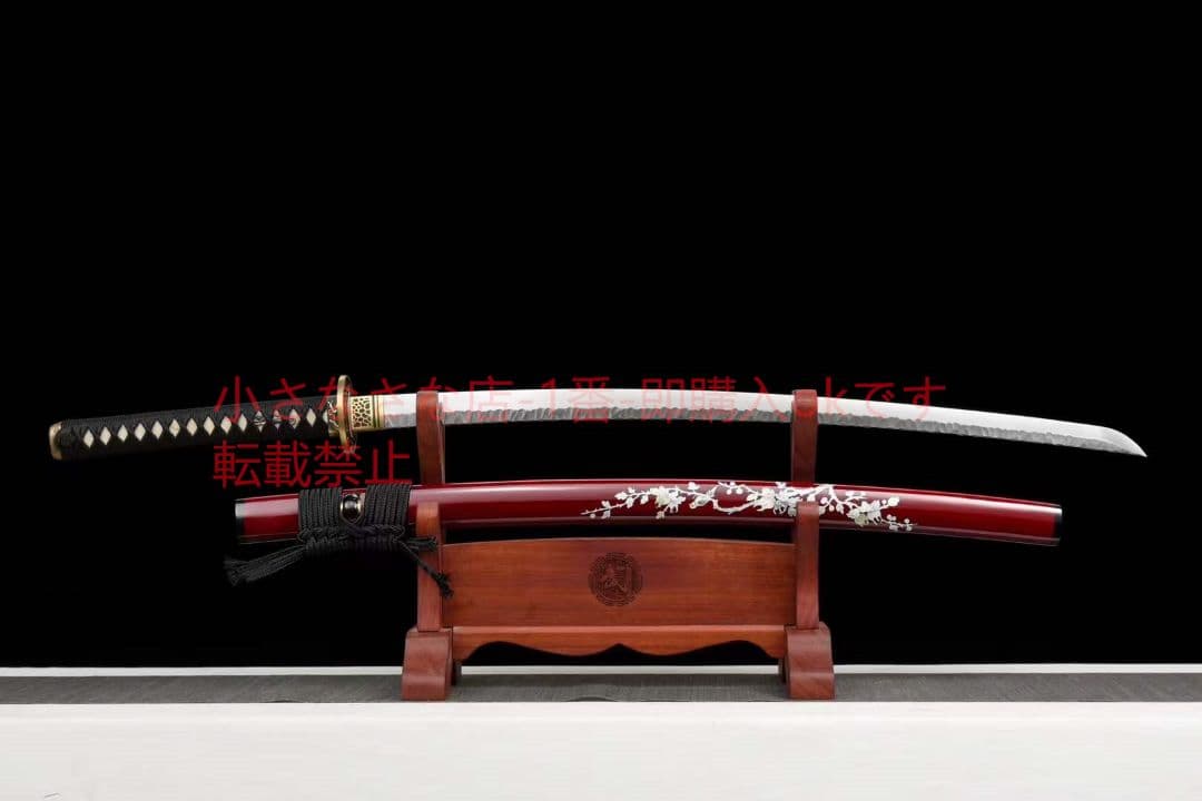 焼成打石紋模様鋼武士刀【鶯歌燕舞】 古兵器 武具 刀装具 日本刀 模造刀 居合刀