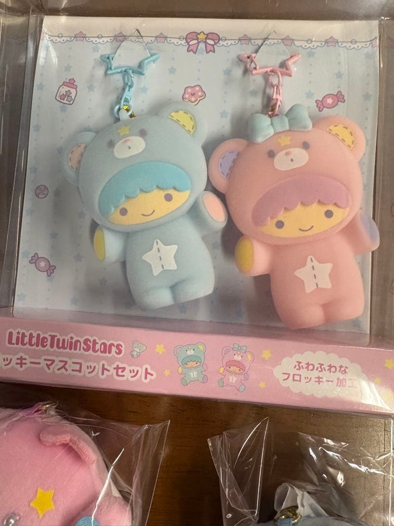 サンリオ リトルツインスターズ キキララ フロッキーマスコット パフポフ シール